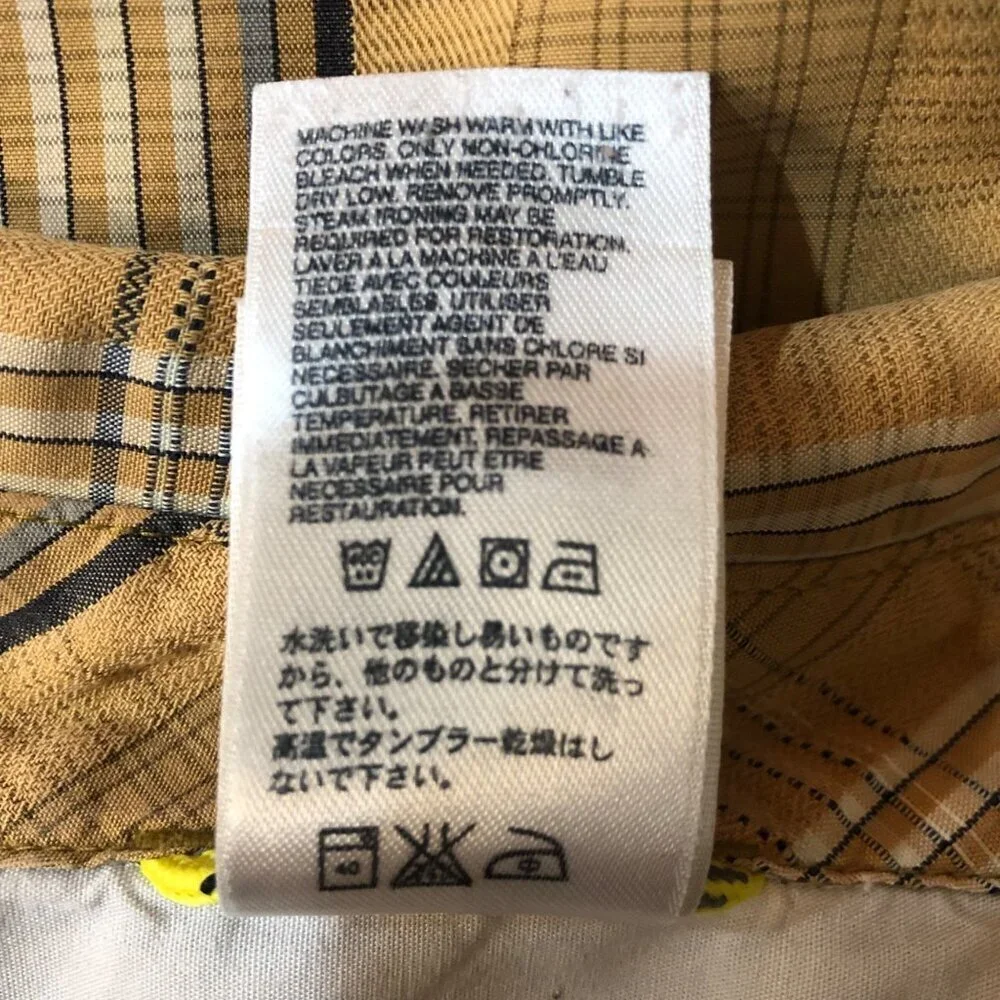 The North Face A5 Series 100% Cotton Long Sleeve Button Front Brown Shirt Sz L